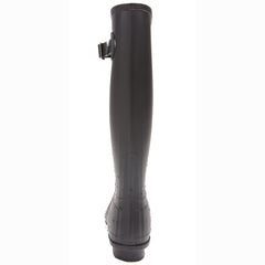 Waterproof PVC Round Toe Flat Rain Boots Lightweight Comfortable Foldable