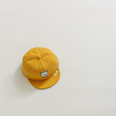Bear Embroidery Children's Baseball Cap Spring Summer Peaked Cap