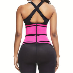 Waist Trainer Tummy Wrap Tummy Control Zipper Slimmer Belly Belt Shapewear