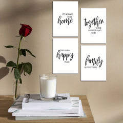 Family Is Everything Quotes Stickers Set