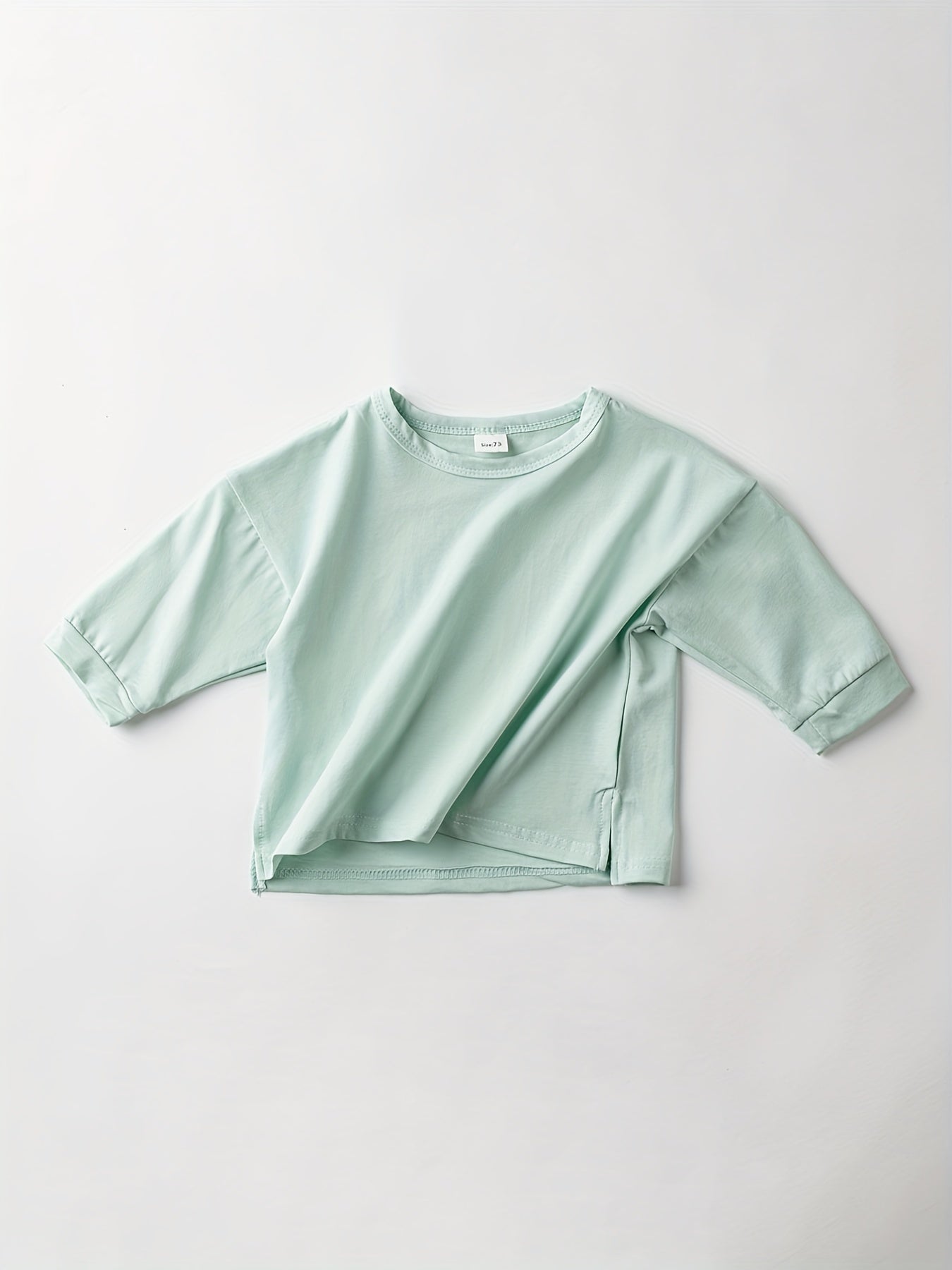 Infant Baby Round Neck Long Sleeve T-shirt Casual Spring Summer Top