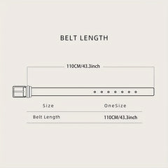 Y2K Rivet PU Belt Punk Carved Buckle Wide Belt Hip Hop Gothic Jeans Pant Belt