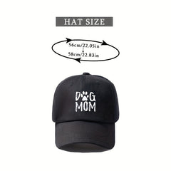 DOG MOM Casual Baseball Cap Sun Shade Dad Hat Sun Hats