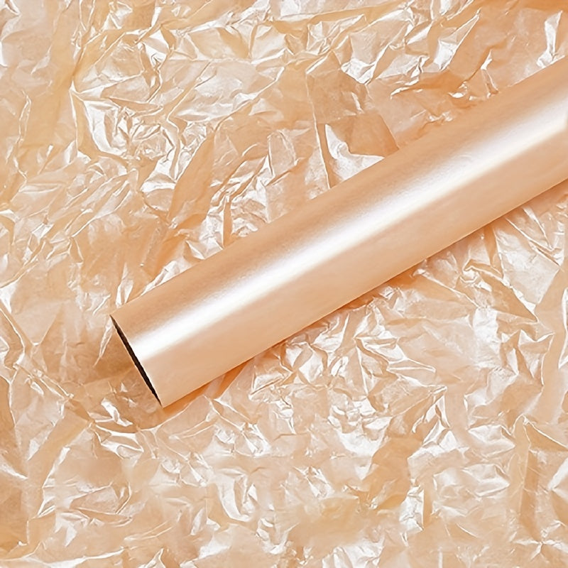 20pcs Flower Wraps 8x70cm Translucent Metallic Bouquet Wraps Thin Paper Bulk