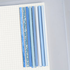 160 Sheets Thin Strip PET Sticky Notes Index Stickers