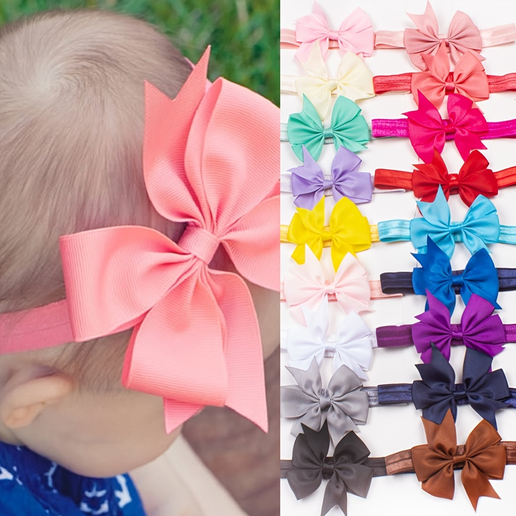 Pack of Satin Bows for Kids Hair Accessory Princesses & Toddlers