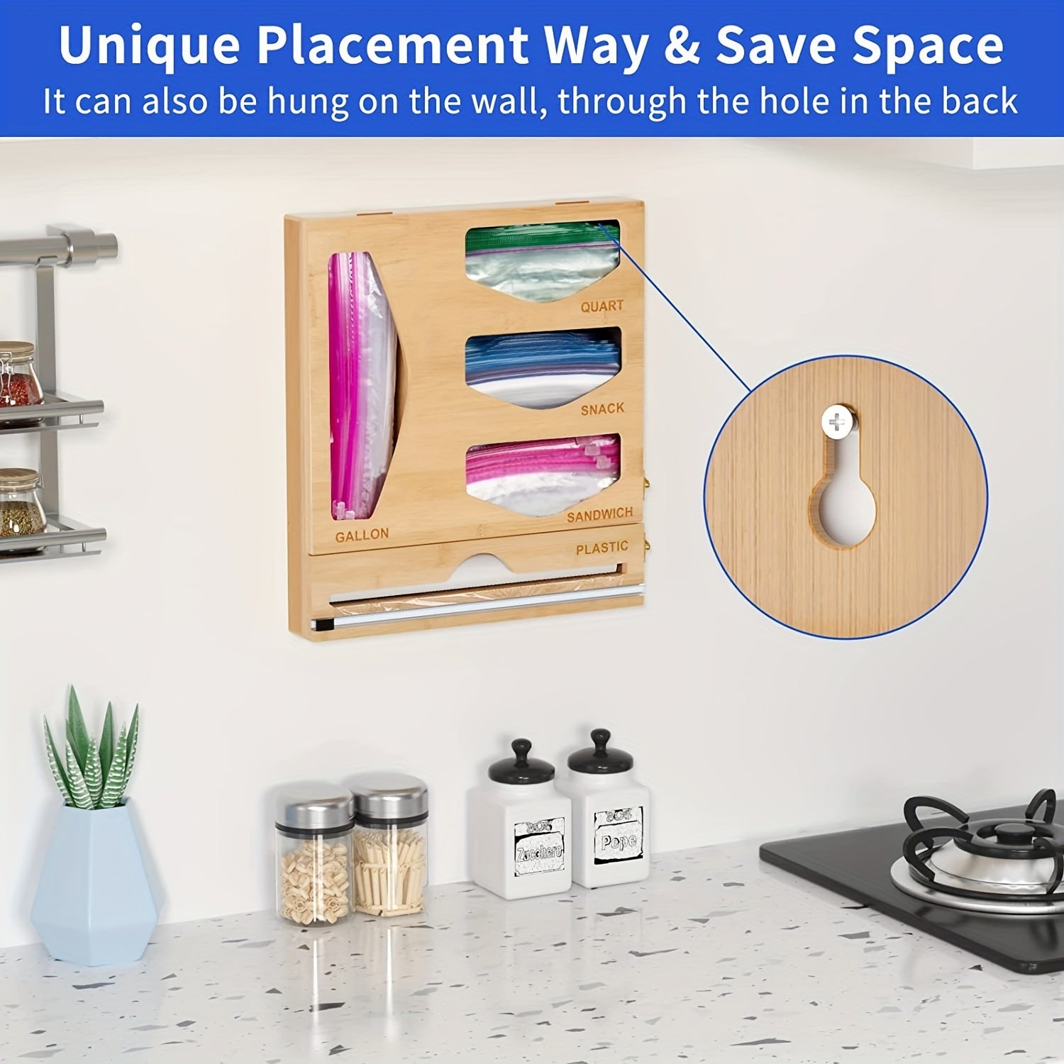 1pc Kitchen Drawer Organizer Bag Storage Desk Organizer Room Decor