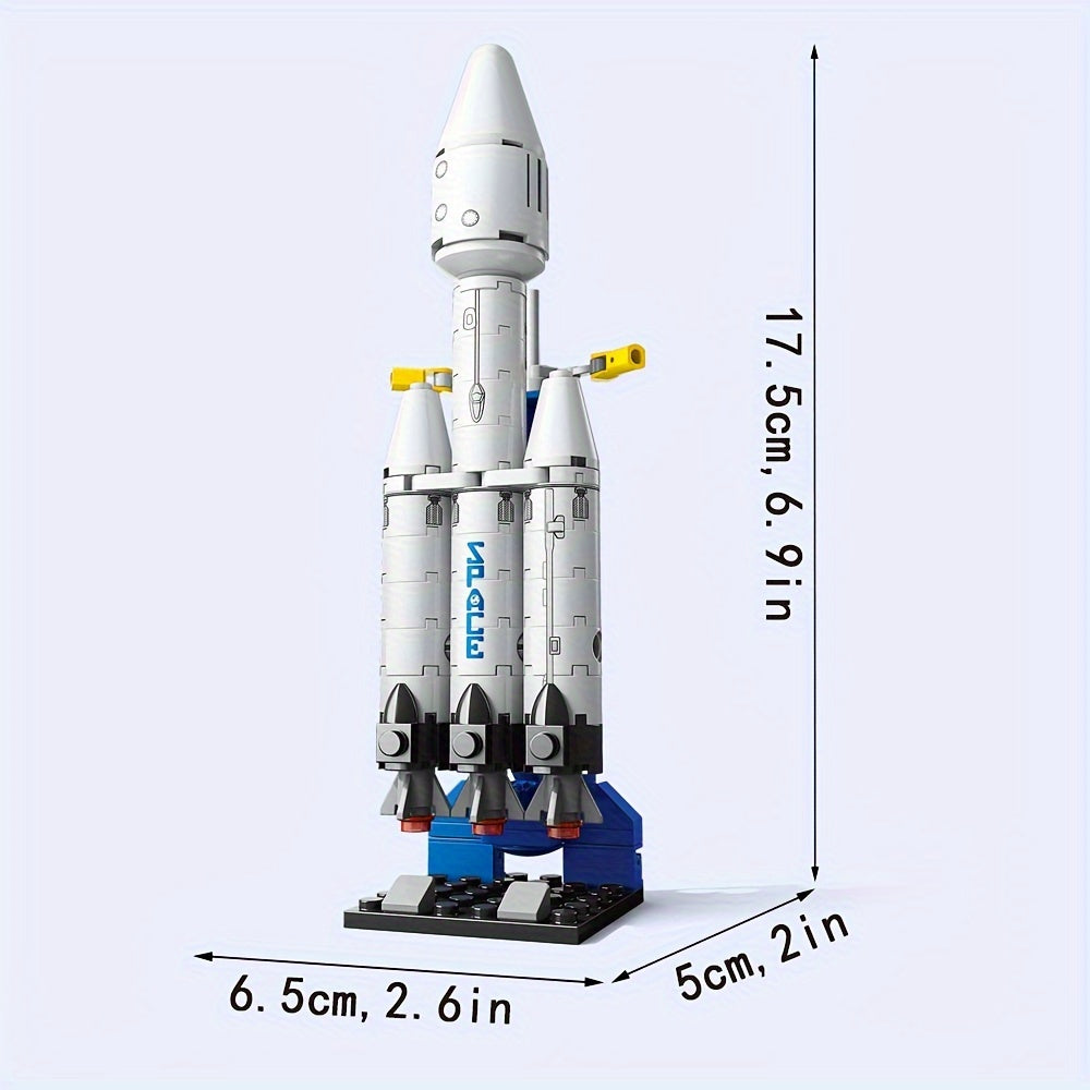 Heavy Space Rocket Building Blocks Model Toy