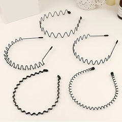 Iron Wave Headband Men's Women's Invisible Sports Hairpin Hair Accessories
