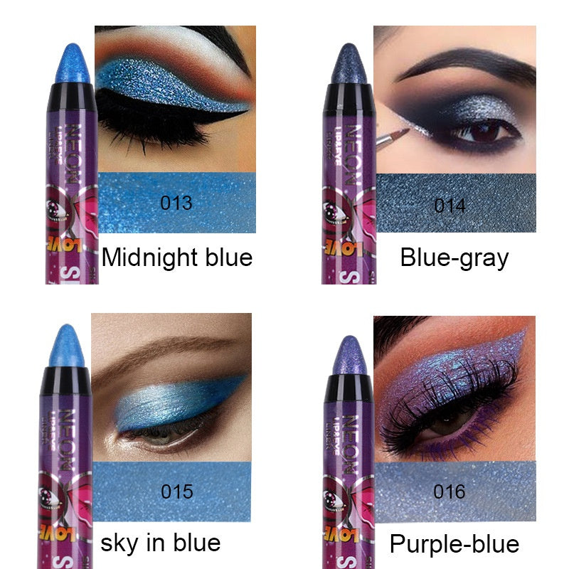 20 Eyeshadow Pencil Lipstick Pen Waterproof 2 In 1 Eyeshadow Stick