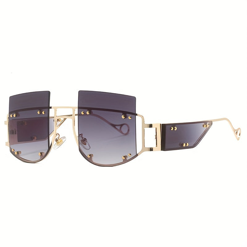 Men's Square Frame Sunglasses UV Protection