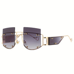 Men's Square Frame Sunglasses UV Protection