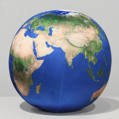 Spherical Earth Plush Toy Doll Realistic World Map Soft Material