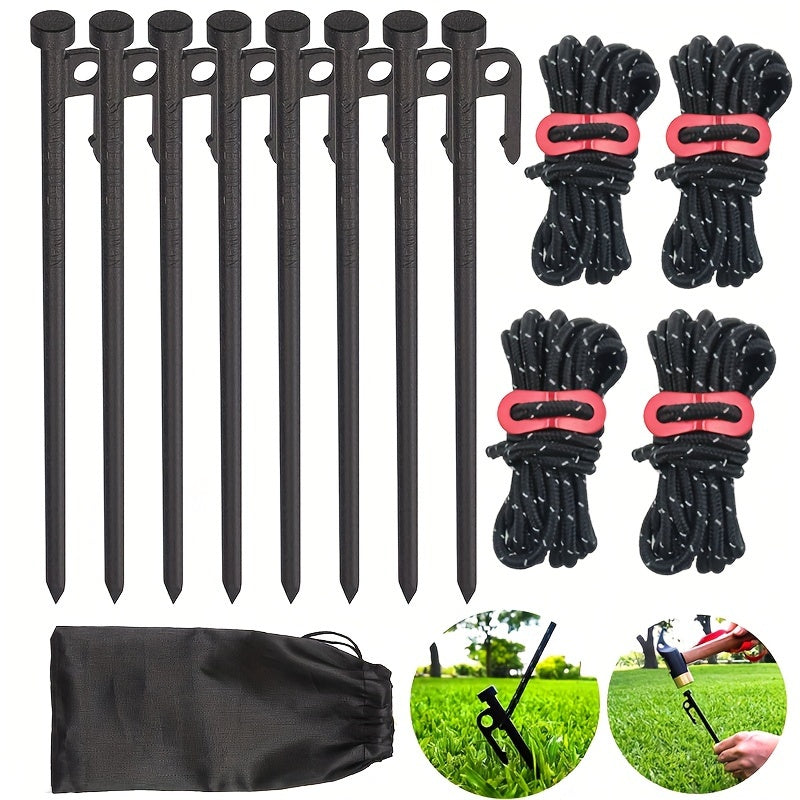8pcs Tent Extended Ground Nails for Camping Beach Camp