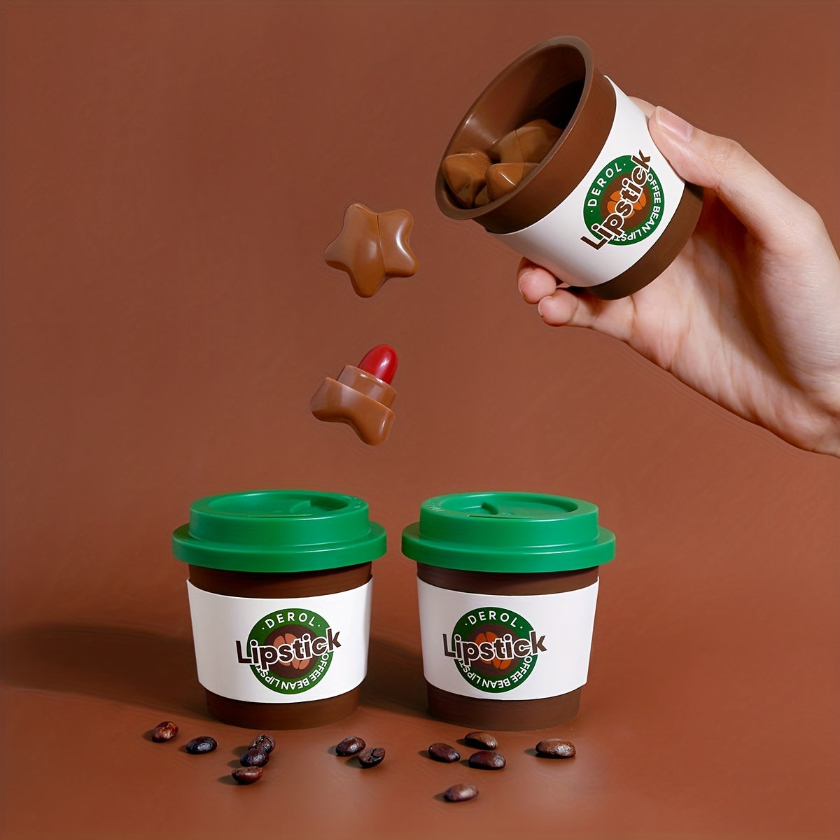 Velvet Portable Star Coffee Lipstick Set Mini Matte Lipstick