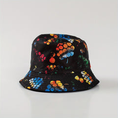 Stylish Print Bucket Hat Sunscreen Basin Hat Street Hip Hop