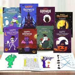 Halloween Coloring Book for Kids Spooky Castle & Pumpkin