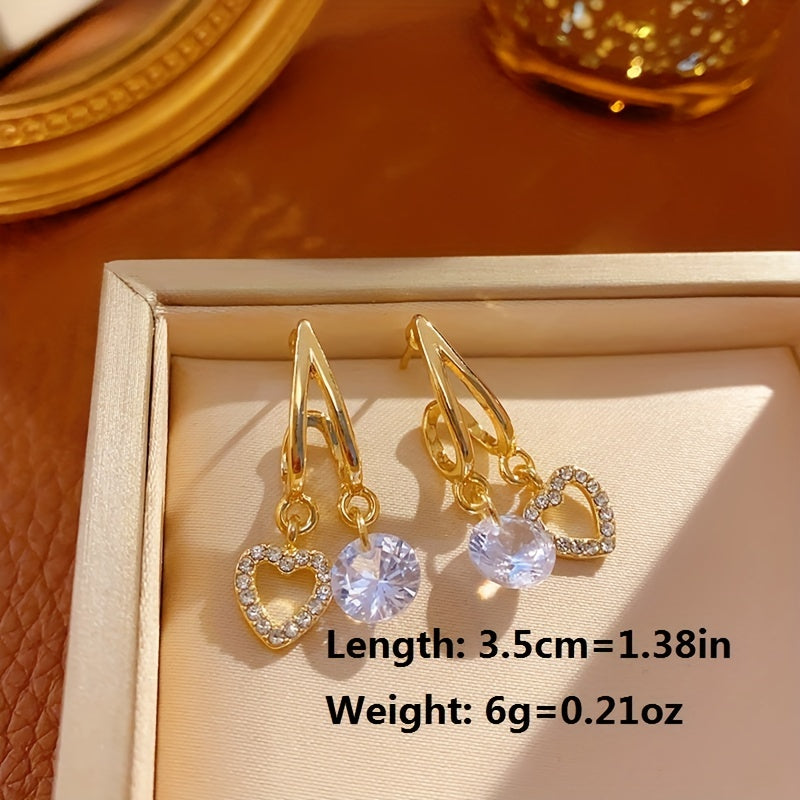 Love Heart Earrings Female Earrings Gift