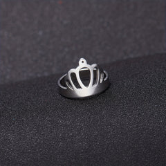 Butterfly Finger Ring Stainless Steel Tail Ring