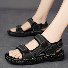Men's Slip On Sandals Adjustable Outdoor Walking Shoes