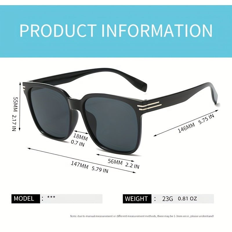 Large Square Sunglasses Women Men Casual Outdoor Glasses Driving UV400