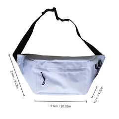 Solid Chest Bag Outdoor Sports Bag For Runing Hiking Crossbody Bag