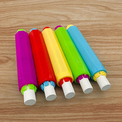 10pcs Dustless Chalk Set Non Dirty Hands Chalk Clip Random