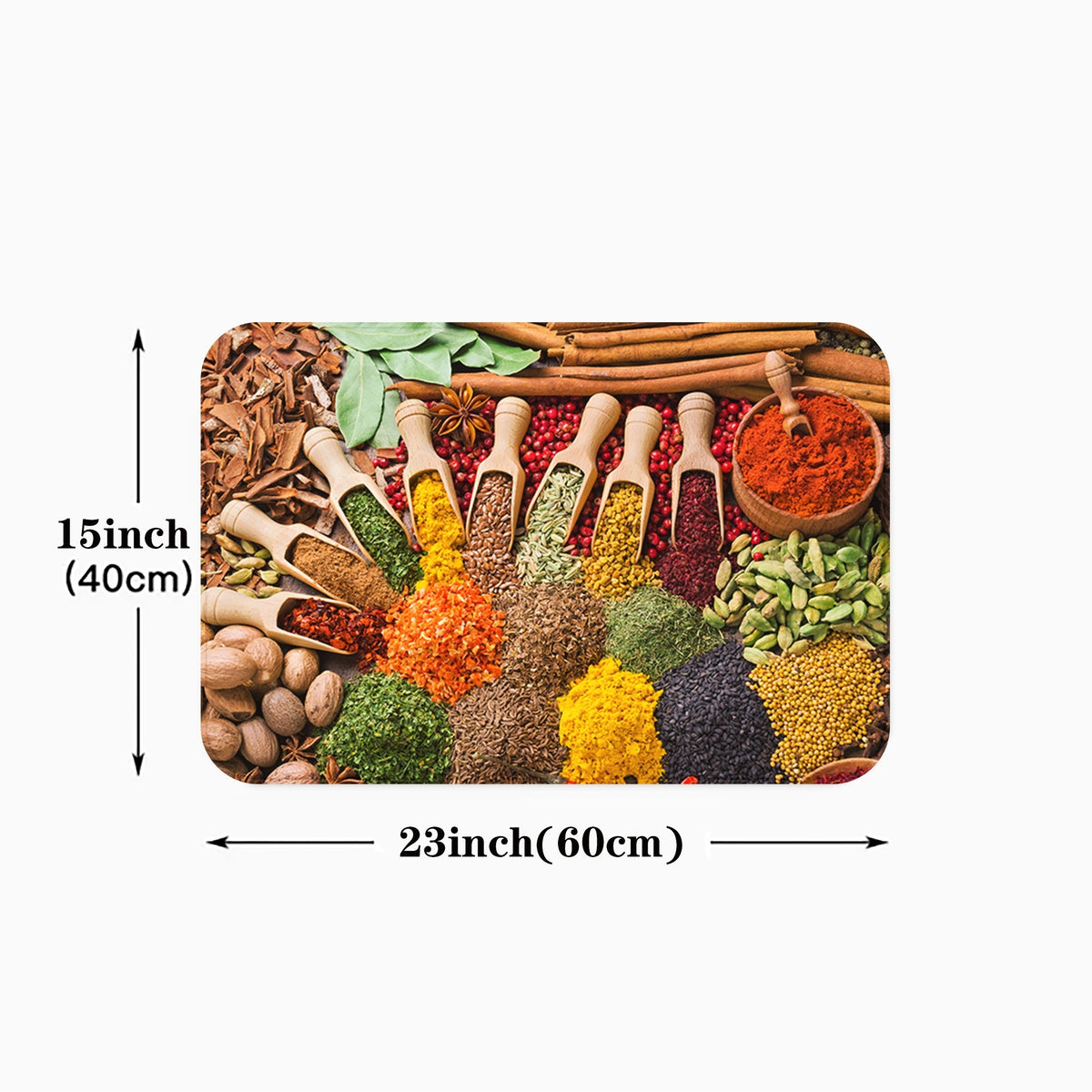 3D Print Anti Fatigue Kitchen Mat Non-Slip Absorbent Bath Mat