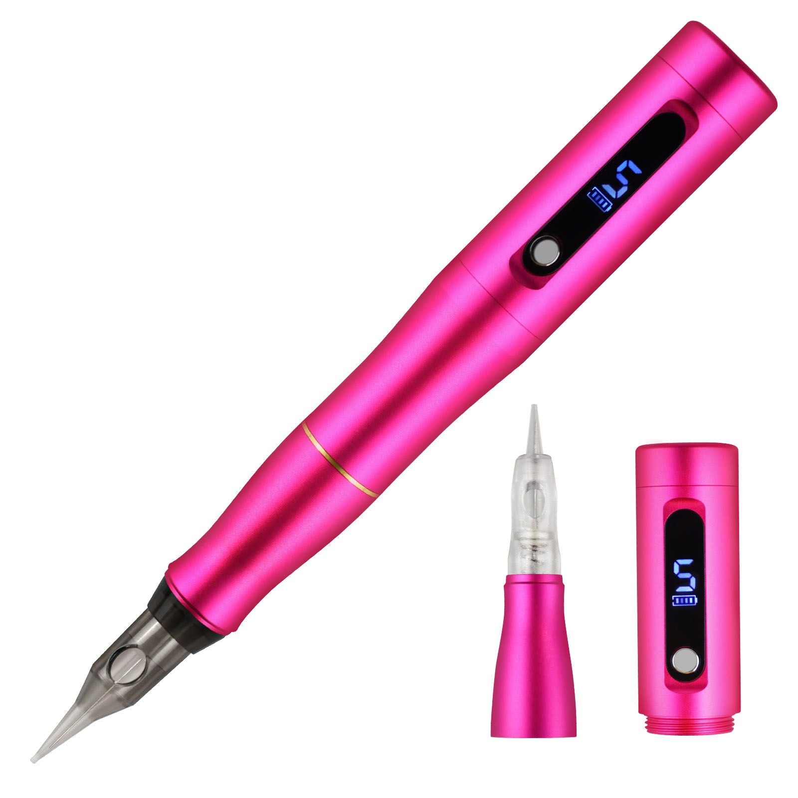 Permanent Makeup Machine with 2 Head and 9mm Spiral Needles