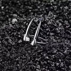 Gothic Black Skull Ring for Men Women