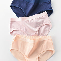 3 Pack Women's Plus Casual Underwear Set Breathable Soft Medium Stretch
