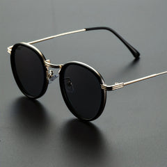 Men's Metal Double Circle Sunglasses