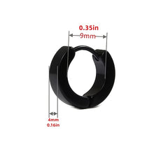 Men's Titanium Steel Ear Buckle Punk Studs