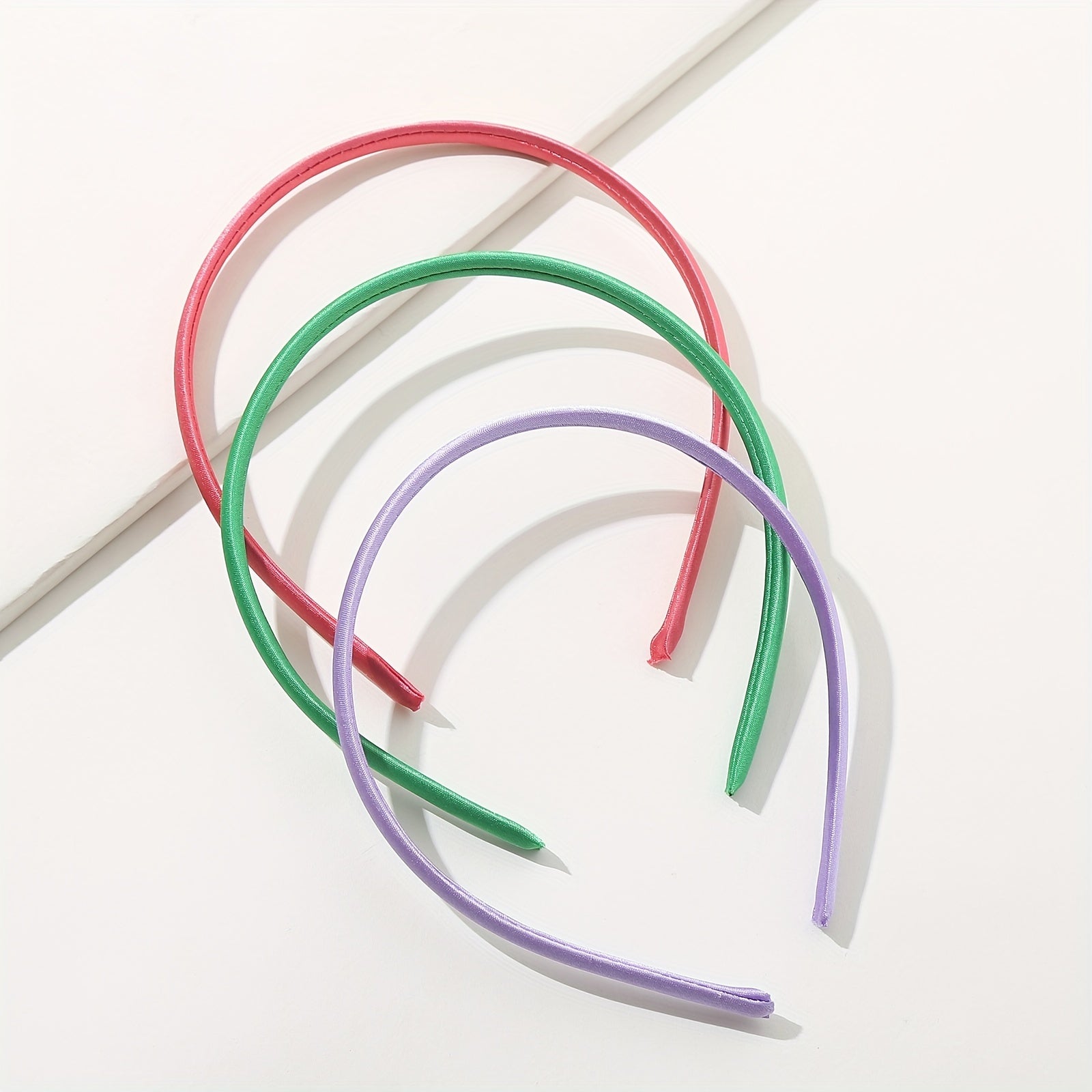 26PCS Satin Colorful Headband for Women Hair Accessories