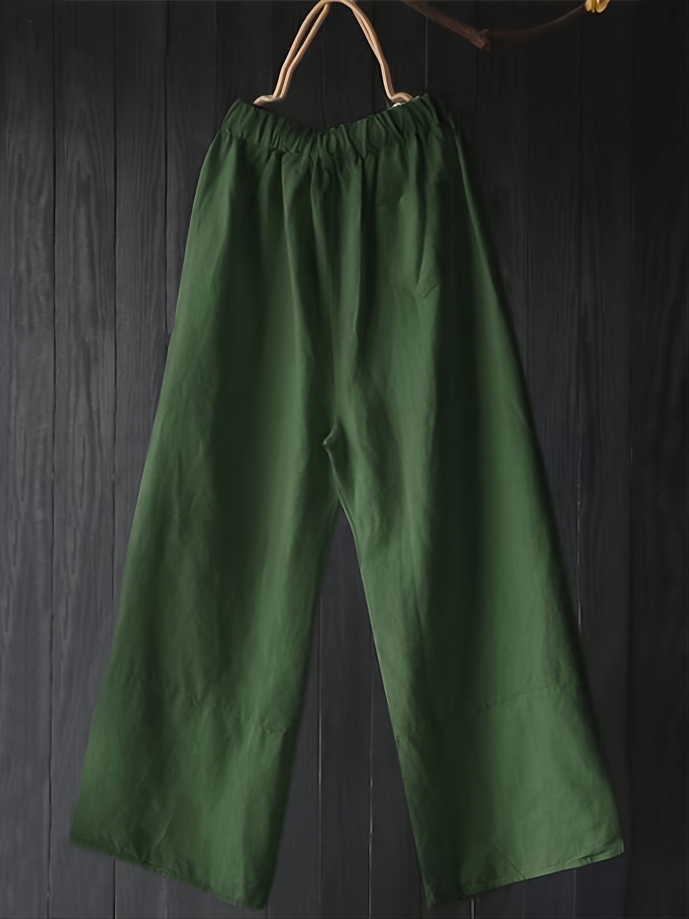  High Rise Wide Leg Pants