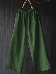  High Rise Wide Leg Pants