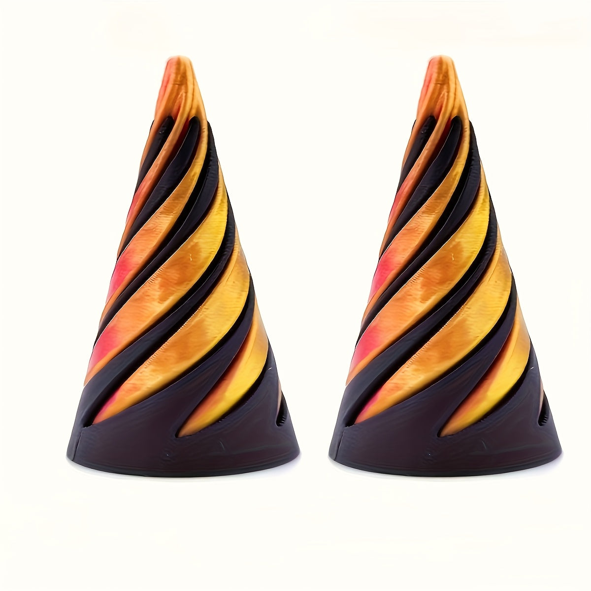 3D Printed Spiral Tree & Carrot Relax Toy Plastic Fish Tank Decor