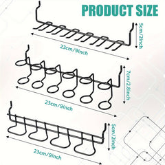 6pcs Screwdriver Storage Rack For Hole Plate, Small and Medium Tool Storage Ra