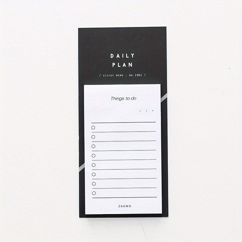 50-Sheet Tearable Sticky Week Monthly Planner Pad