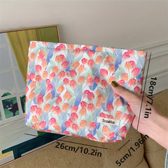 Flower Pattern Storage Pouch Makeup Bag