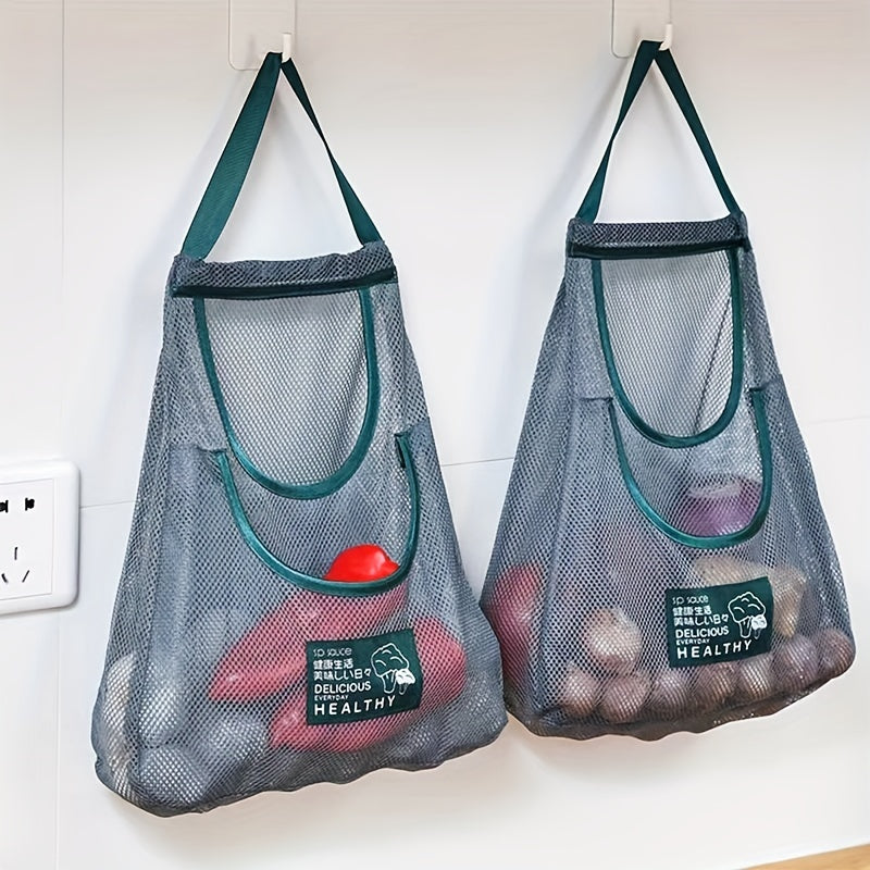 Mesh Fruit & Vegetable Hanging Bag - Kitchen Storage