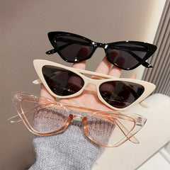 Y2K Cat Eye Sunglasses for Women Men UV400 Sun Shades Glasses
