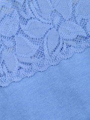 6 Pack Plus Size Lace Mid Rise Stretch Briefs