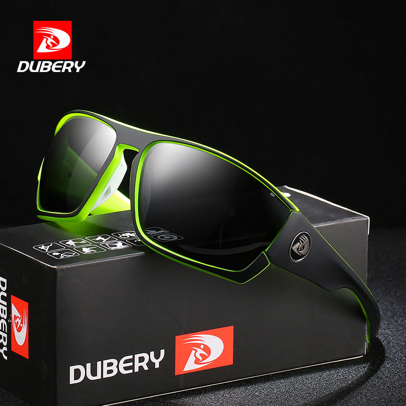 DUBERYU Large Frame Polarized Sports Sunglasses for Men