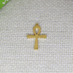 5pcs Cross Pendant Stainless Steel Necklace Jewelry Accessories