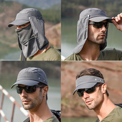 Foldable Visor Hat Detachable Sun Protection Duck Tongue Hat