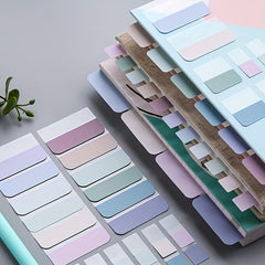 Multicolor Adhesive Writable Index Label for Marking Pages