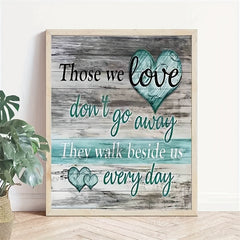 Love Memory Wall Decor For Bedroom 8x10in Unframed