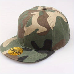 Smooth Camo Flat Cap Men Women Baseball Hip hop Hat