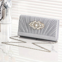 Glitter Rhinestone Evening Bag Dinner Clutch Purse Wedding Party Prom